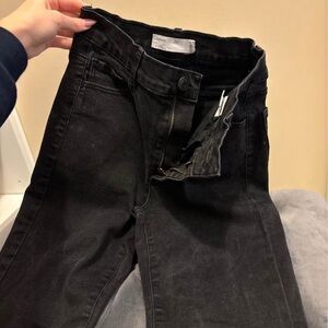 Garage High Rise Black Jeans